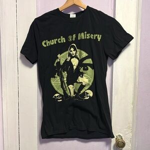 GOTHIC HEAVY METAL Church of misery cotton t shirt size S women’s